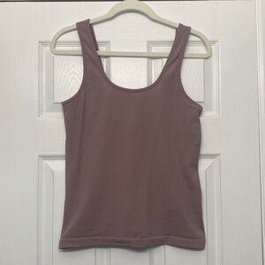 Athleta Dusty Pink Ribbed Tank